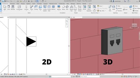 revit family junction box adjustable box bracket revit|data outlet revit family.